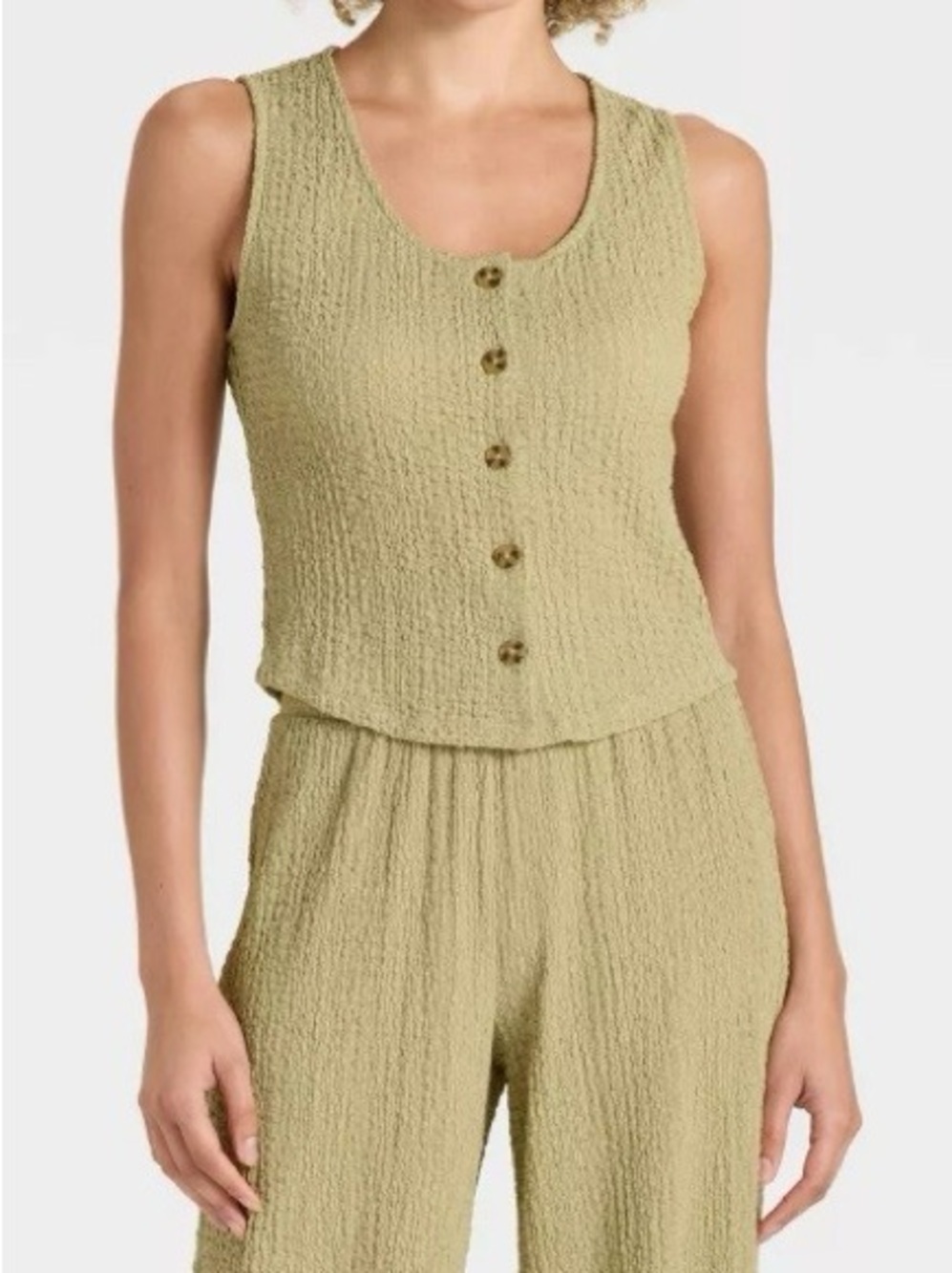 Women's Crinkle Vest - A New Day™